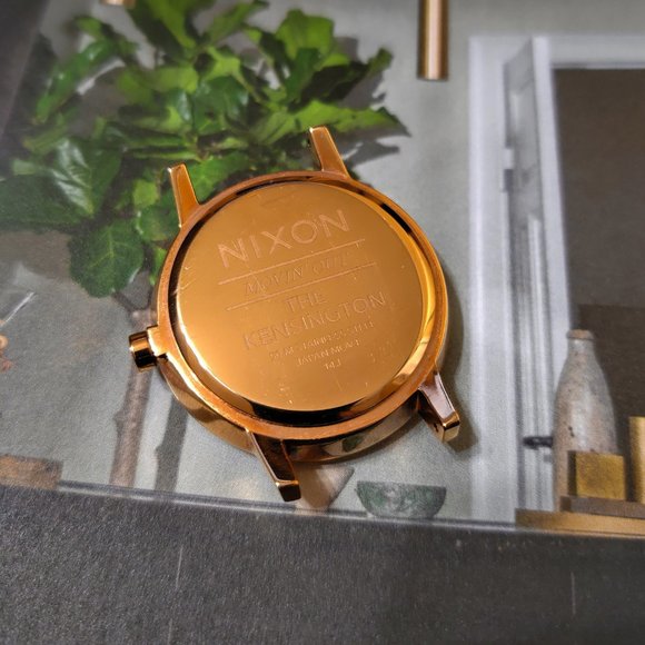 Nixon Movin’ Out The Kensington Men’s Watch With Custom Leather Band